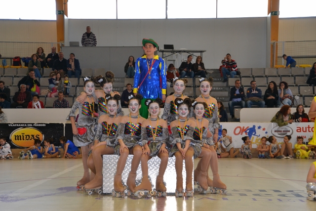 El CPA Patixou fa podi a la final de patinatge artístic en modalitat xou, dels Jocs Esportius
