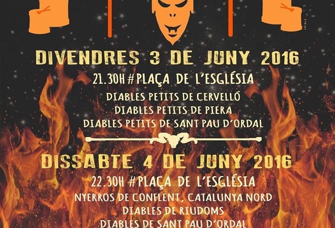 Els Diables de Sant Pau d’Ordal celebren aquest cap de setmana la seva festa
