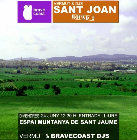 Aquest divendres arriba el tercer Vermut & Brave Coast dj’s a l’Espai Muntanya de Sant Jaume