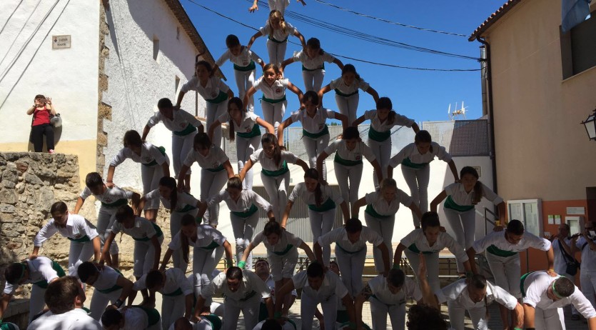 Els Falcons han actuat a la Festa Major de Pontons