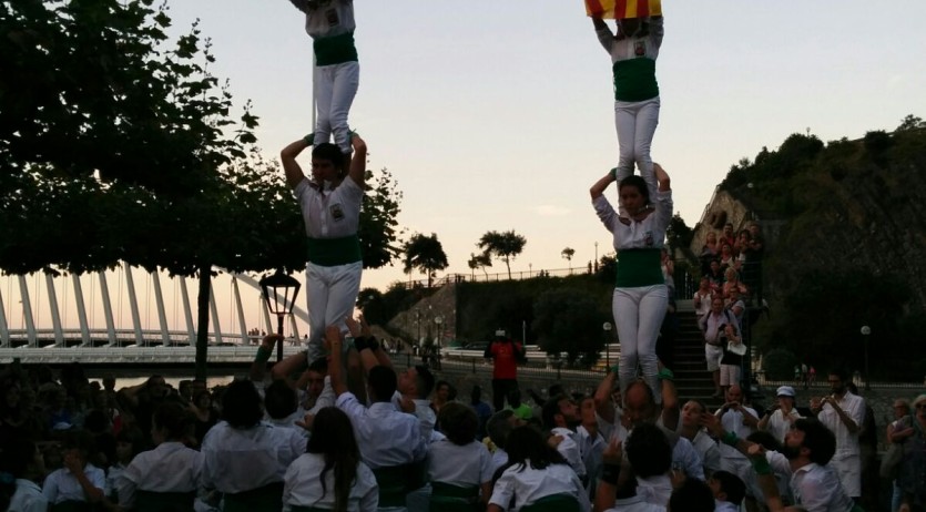Els Falcons de Vilafranca van actuar a Terres Basques