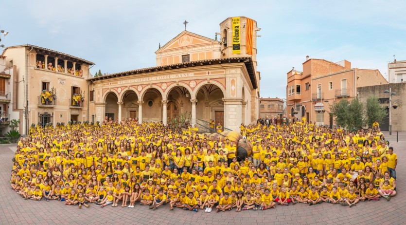 Centenars de fil·loxeraires participen a la foto del 35è aniversari