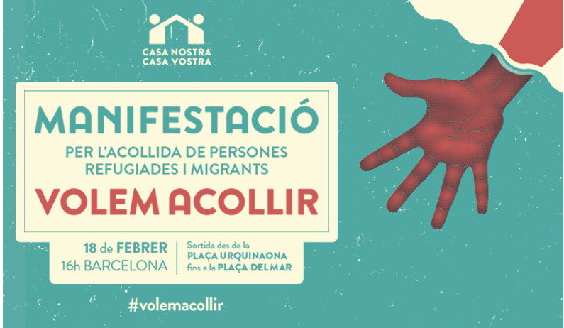 L’Ajuntament dels Monjos anima a la ciutadania a participar en la manifestació “Volem Acollir”