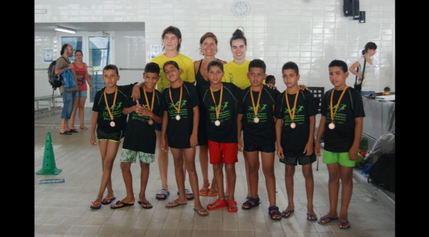 Els infants sahrauís s’han familiaritzat amb l’aigua amb el Club Natació Vilafranca
