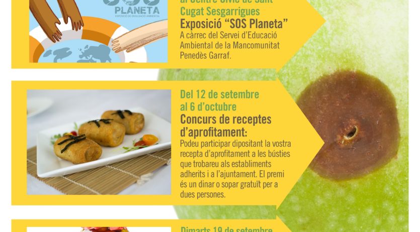 Sant Cugat Sesgarrigues engega una campanya contra el malbaratament alimentari