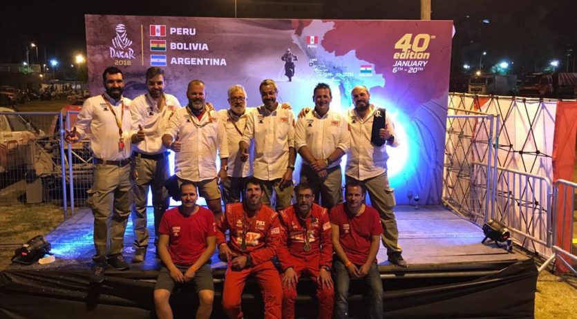 Pep Sabaté i Rafa Tibau tanquen la participació al Dakar al lloc 19 de camions