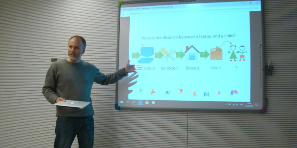 La biblioteca de Sant Sadurní col·labora amb el projecte Labdoo de donació de portàtils