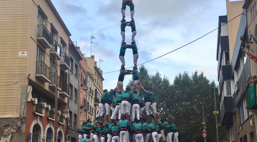 Ensurt i castell de gamma extra dels Verds a la Diada de Cal Figarot