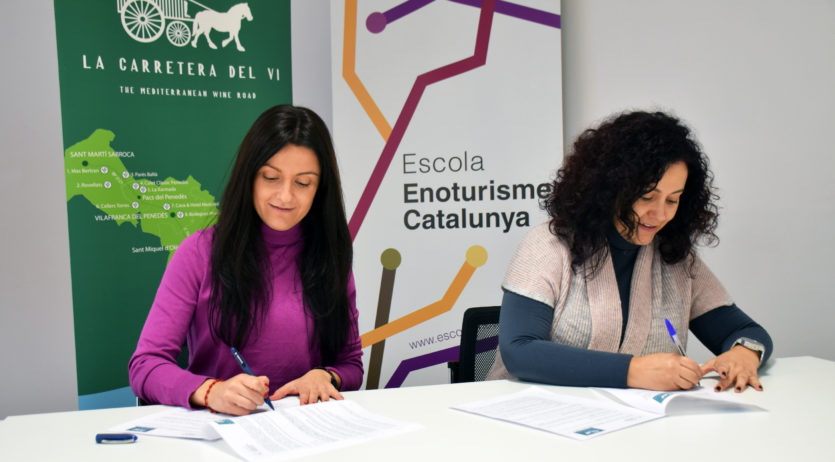 Col·laboració entre l’Institut de Formació Professional d’Enoturisme i la Carretera del Vi