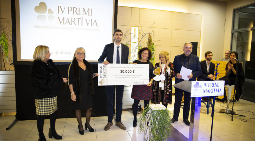 Fundació Vallformosa lliura el Premi Martí Via a l’Inst. d’Investigació Sanitària Pere Virgili
