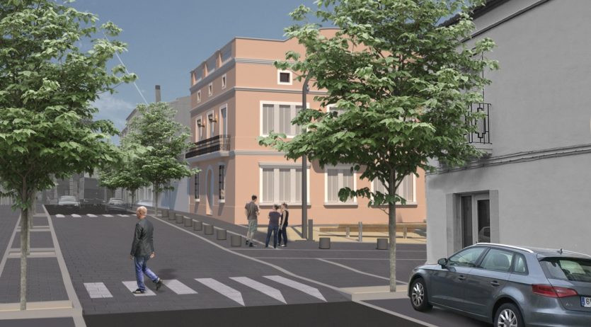 Comencen les obres de reurbanització del carrer de l’Estació de la Granada