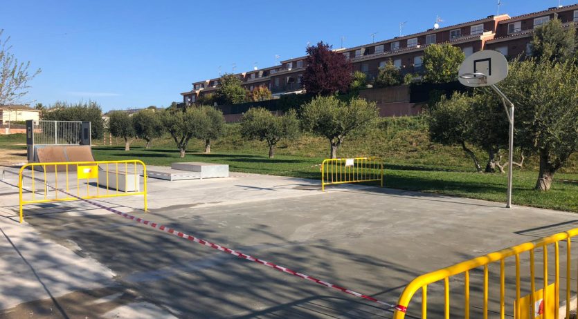 Es posa en funcionament el nou skate del Parc de la Pau