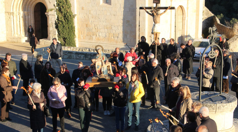 El Cos de Portants del Sant Crist de Sant Martí Sarroca celebra demà el Viacrucis