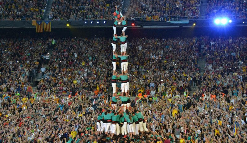 Els Castellers de Vilafranca actuaran en la inauguració del Johan Cruyff Stadium