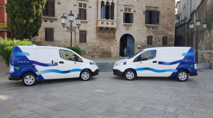 Aigües de Vilafranca estrena nous vehicles elèctrics