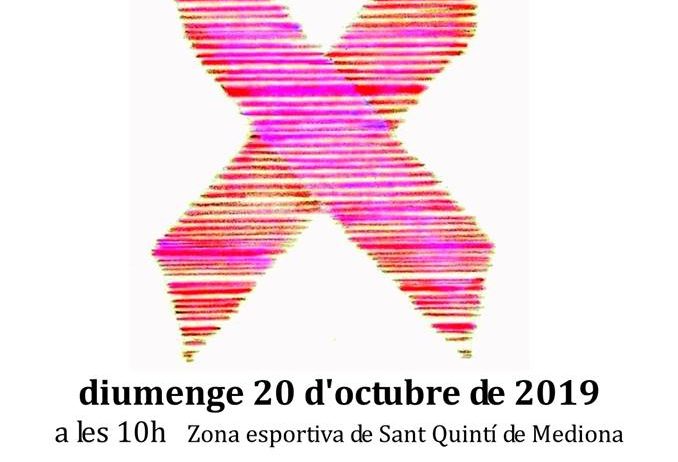 Diumenge es celebra a Sant Quintí la novena cursa de la dona contra el càncer de mama