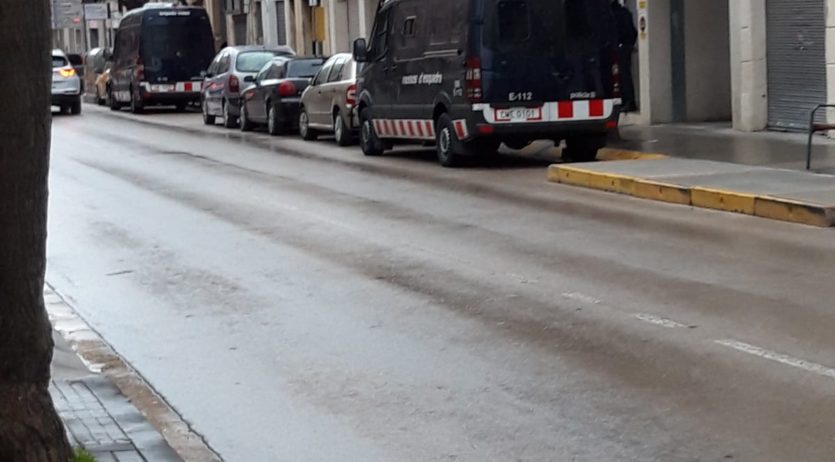 El Mossos van fer dissabte un operatiu antidroga a diversos indrets de Vilafranca i del Penedès