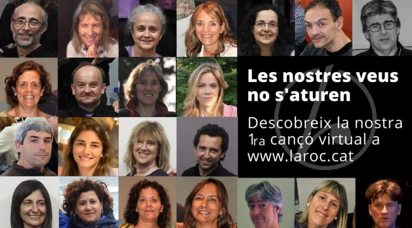 Les veus de la Coral Laroc “no s’aturen”