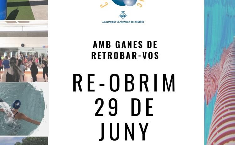 La propera setmana reobre el Complex Aquàtic de Vilafranca, amb tots els serveis
