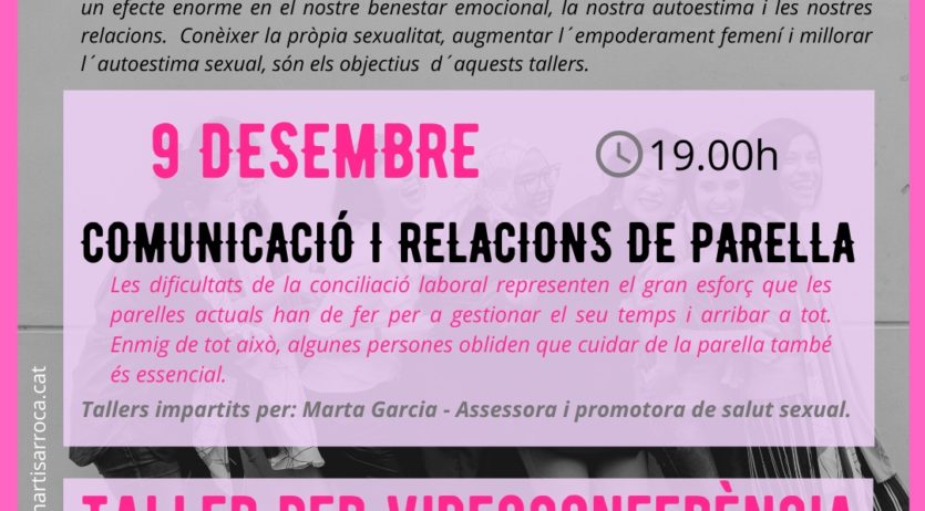 Sant Martí organitza un taller on-line de Comunicació i relacions de parella