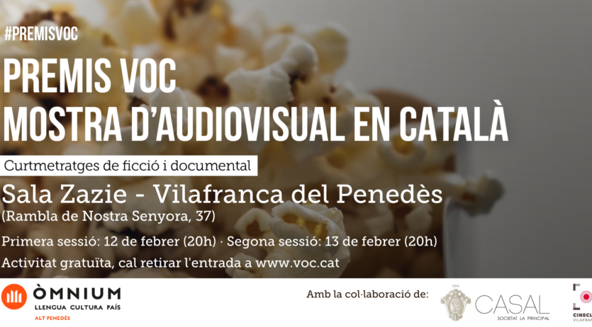 Òmnium Alt Penedès porta els premiats al Versió Original en Català a Vilafranca