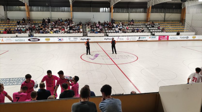 Bona imatge del Patí Vilafranca davant el Forte dei Marmi en el segon matx de pretemporada