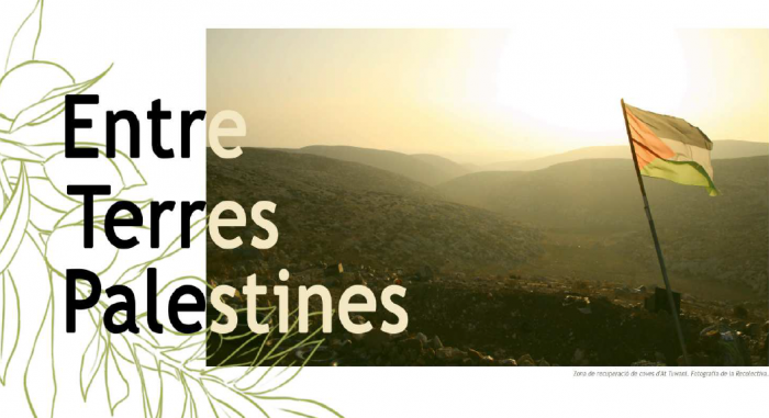 Exposició sobre Palestina al claustre de Sant Francesc