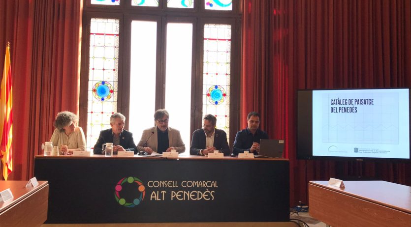 El grup de treball del Pla territorial del Penedès presenta l’estat del Catàleg de Paisatge