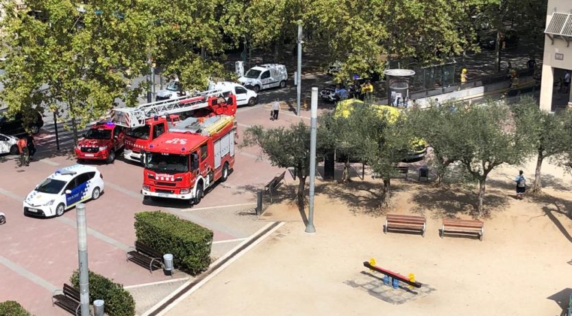 Una falsa alarma ha constatat la capacitat d’actuació dels diferents serveis d’emergències