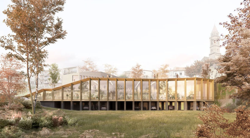 Gelida rep l’avantprojecte per a la nova biblioteca i arxiu municipal