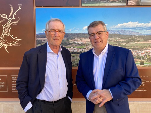 Trias visita Torrelavit i Sant Sadurní d’Anoia en plena cursa per a les municipals