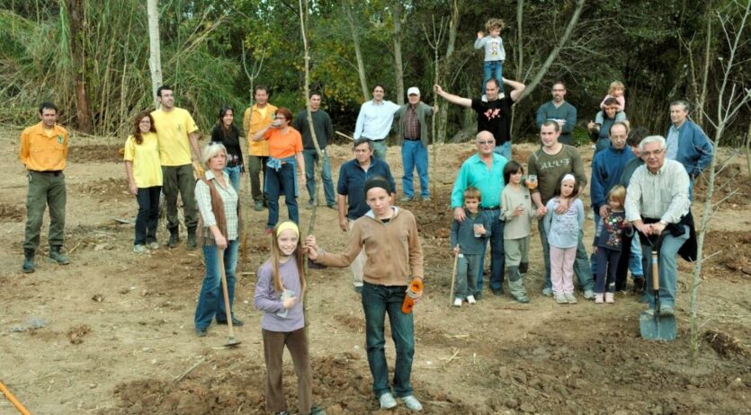 Els Castellers de Vilafranca organitzen una activitat de reforestació pel seu 75è aniversari