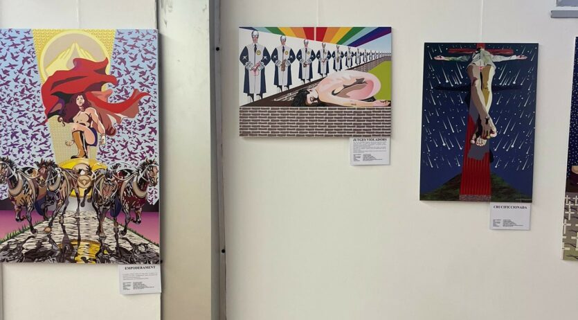 L’AVV de les Clotes acull una exposició sobre la violència vers les dones en el marc del 8M