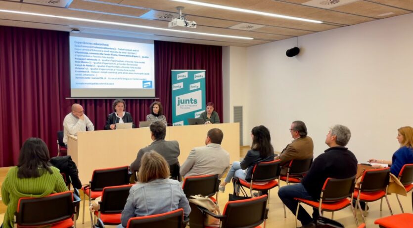 Vilafranca va acollir diumenge una jornada municipalista sobre educació organitzada per Junts