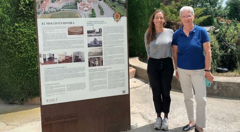 El recinte de la Residència Mare Ràfols forma part de la senyalització turística de Vilafranca