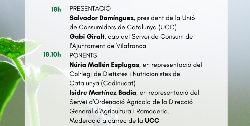 Taula rodona sobre Cultiu ecològic o tradicional, els seus avantatges i inconvenients