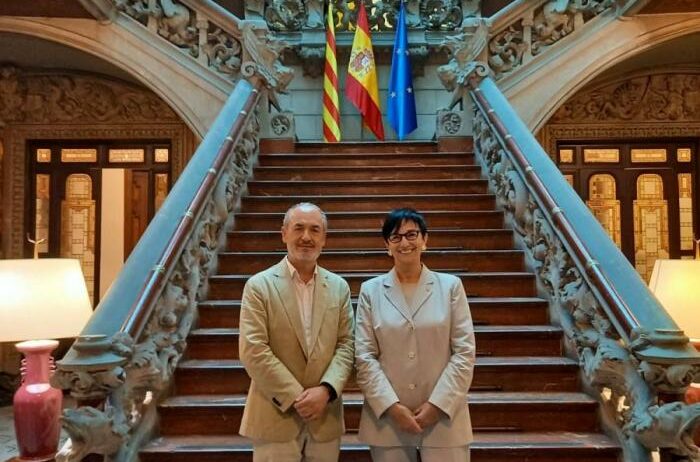 El regidor Ramon Zaballa s’entrevista amb al sotsdelegada del Govern a Barcelona