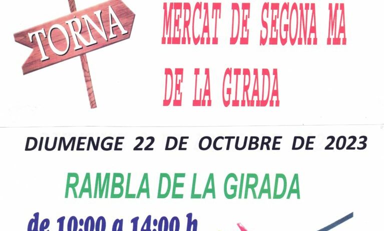 La Girada acull el ‘Mercat de segona mà’ organitzat per l’associació de veïns del barri