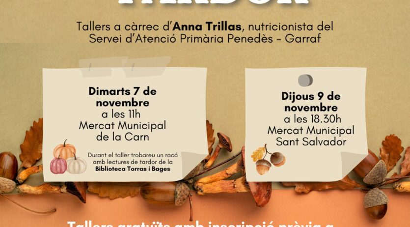 Cuina de tardor als mercats municipals de Vilafranca