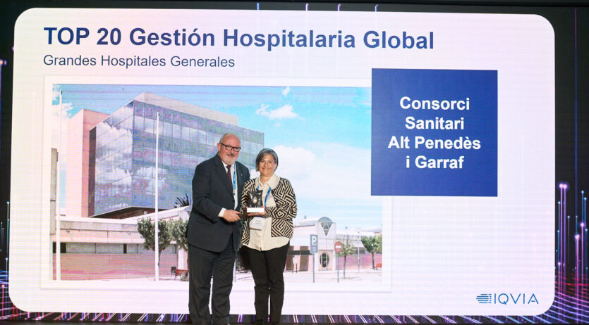 El Consorci Sanitari Alt Penedès-Garraf ha estat guardonat amb dos premis Top 20