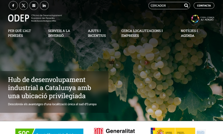 L’oficina de desenvoluapment econòmic és un nou recurs del Consell Comarcal de l’Alt Penedès