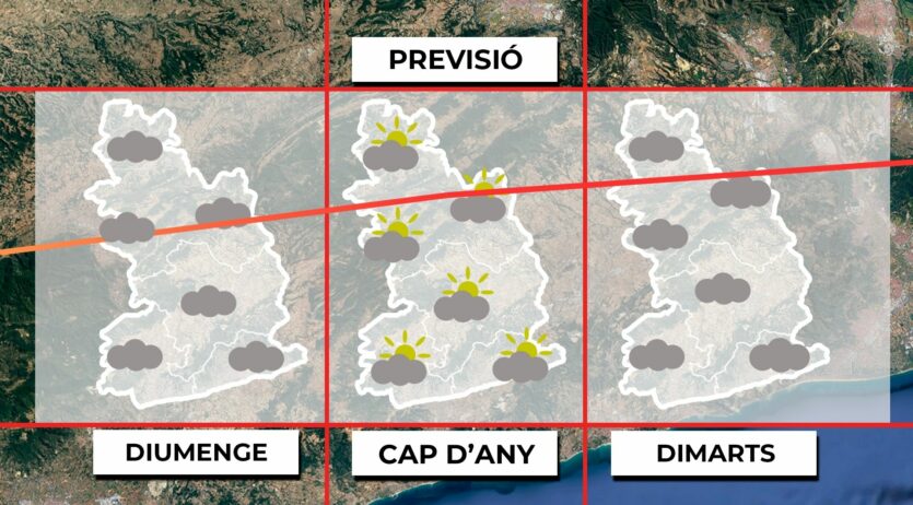El temps de Cap d’Any: el 2023 s’acomiada amb bonança, a l’espera de canvis a inicis del 2024