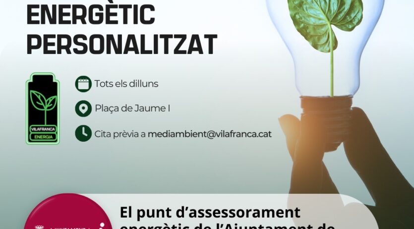 El punt d’assessorament energètic de l’Ajuntament de Vilafranca, molt ben valorat pels usuaris