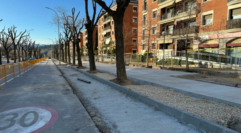 La reurbanització de l’avinguda Catalunya inclourà la part davantera dels edificis