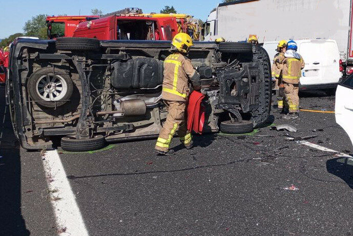 Matí de dimarts complicat amb diversos accidents a les principals carreteres