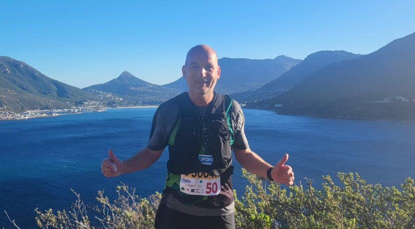 Thilo Schliebener (Fondistes) completa la prestigiosa Two Oceans Ultra Trail, a Sud-Àfrica