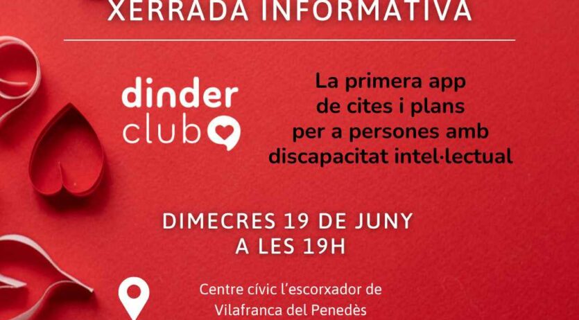 Es presenta Dinder Club, una app de cites i plans per a persones amb discapacitat intel·lectual