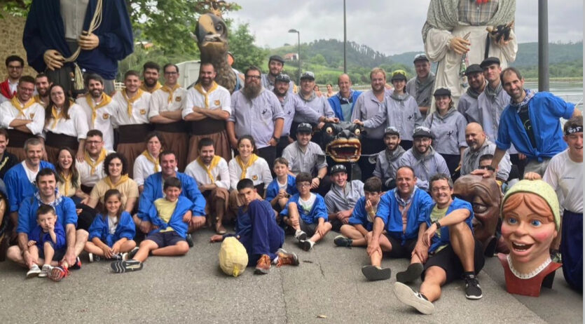 Drac i Àliga de Vilafranca viatgen al País Basc per ballar a les Festes de Sant Pere d’Orio