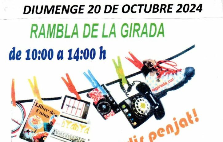 La Girada celebrarà una nova edició del mercat de segona mà