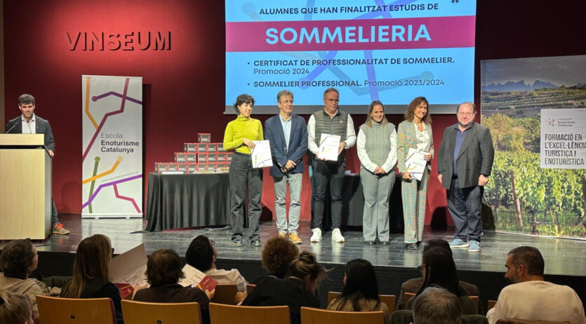L’Escola d’Enoturisme de Catalunya lliura els diplomes de quatre dels cursos que ofereix